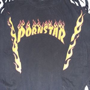 Vintage Pornstar long-sleeved shirt
